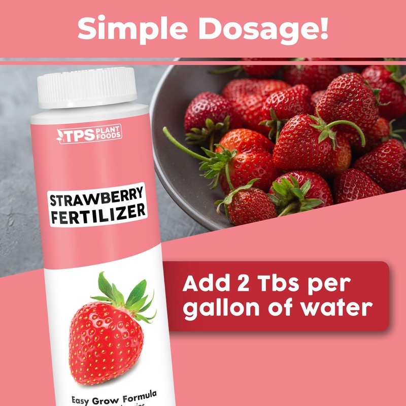 TPS NUTRIENTS Strawberry Fertilizer for Fruit and Berry Gardens, Liquid