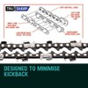 Baumr-AG Tru-Sharp 0.325 Inch Pitch Chainsaw Chain for 20 Inch