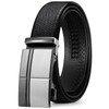 ITIEZY Men's Automatic Belt Designer Leather Belt Buckle Black, 05