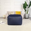 Beaded Cushion Sofa Cover Sofa Cover Solid Cotton 55x55x38cm (Denim
