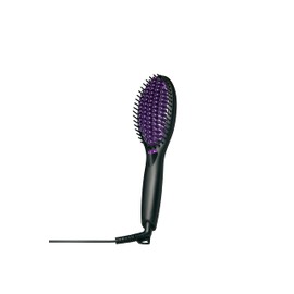InStyler Straight Up Max Ceramic Straightening Brush - Detangling Hair Brush Straightener with Powerful Ceramic Heated Plates for Smooth, Frizz-Free Hair - For Thick, Curly & Wavy Hair Types