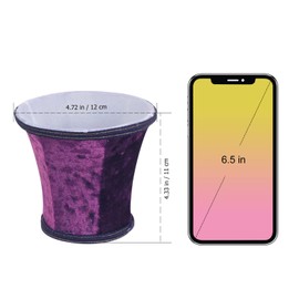 Artibetter Bell Shape Lamp Shade Barrel Lampshade for Floor Light and Table Lamp Fabric Color Hand Crafted Lamp Shade (Purple)