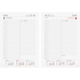 BRUNNEN Daily Replacement Calendar Model 765 2026 143 x 202 mm