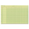 National Analysis Pad, 13 Columns, Green Eye-Ease Paper, Numbered Lines,