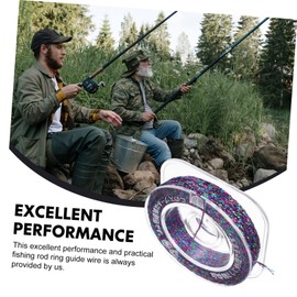 Kisangel 4rolls Fishing Rod Guide Wrapping Thread Fixing Line for and Guides Professional Fishing Supply for Rod Construction and Repairing