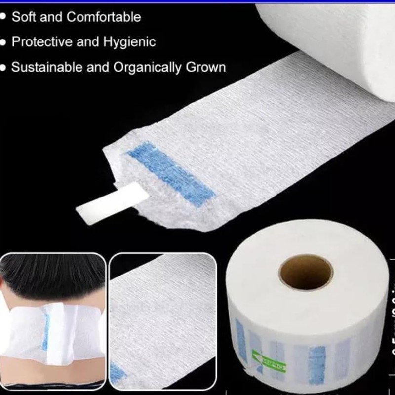 Gabri Professional Barber Neck Strips,5 x 100 Rolls Pack -