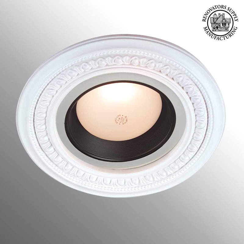 Renovators Supply Manufacturing Recessed Lighting Trim 9 in. Wide White