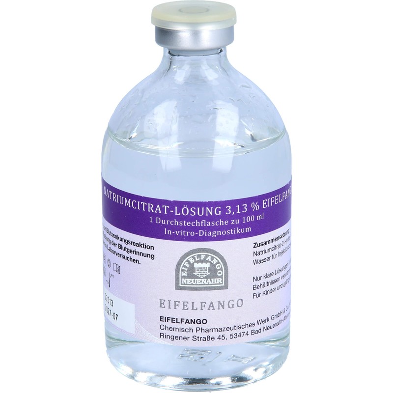 NATRIUMCITRAT-Lösung 3.13% Eifelfango 100 ml
