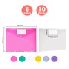 Document Wallet A4 30 Pack, Document Folder A4 Transparent Portfolio