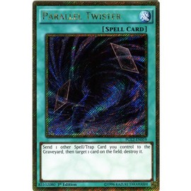 Yu Gi Oh : PGL2 EN019 Unlimited-Ed Parallèle Twister or carte Rare Gold Premium-Boîte de 2-Gi-Oh Cartes simples)