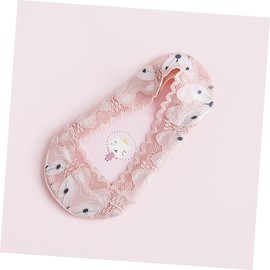 3 Pares Calcetines Invisibles Antideslizantes Para Niñas, Calcetines De Tobillo Con Encaje, Colores Surtidos, Talla S (2-4 añOs), Para Verano Y Deportes