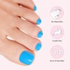 Dashing Diva Glaze Pedicure Nail Strip Set - Blue Spirulina