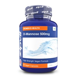Zipvit D-Mannose 1500mg Per Serving, 90 Vegan D Mannose Capsules for Women and Men. UK Manufactured.