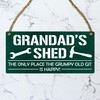 Grandad's Shed - The Grumpy Old Git's Happy Place" -