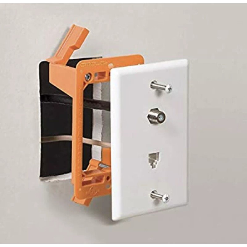 Carlon 1-Gang Non-Metallic Low-Voltage Old Work Bracket