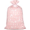 56" Pink Jumbo Plastic Gift Bag, Baby Girl Design Extra