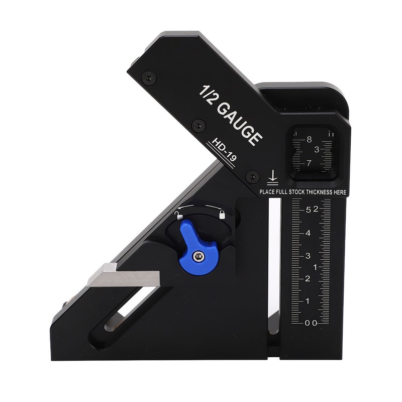 Woodworking Center Finder Aluminum Alloy 1/2 Gauge Dual Scale Carpenter