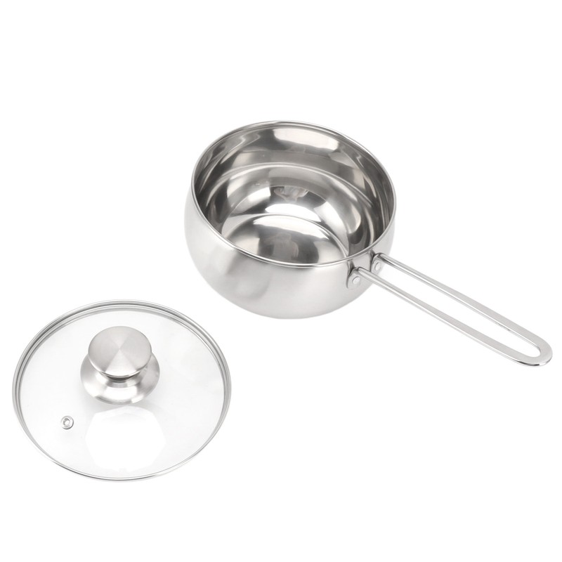 Milk Warmer Pot Stainless Steel Thick Composite Bottom Even Heating