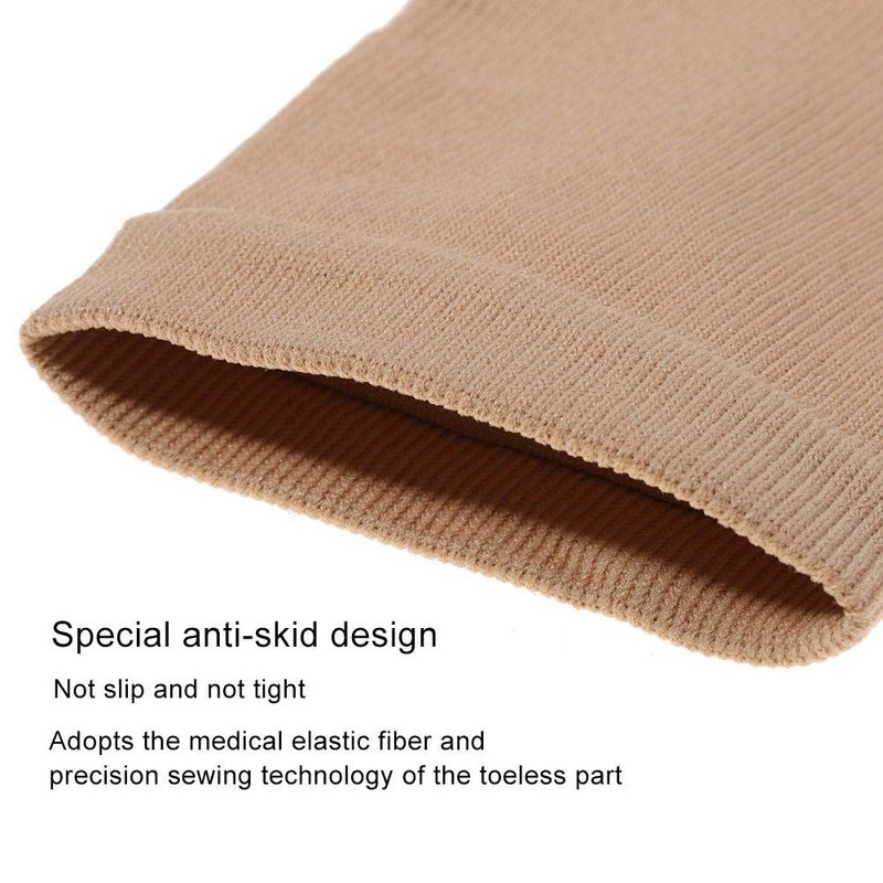 Brrnoo 1 Pair of Compression Stockings, Unisex Medicals Seamless Non-Slip