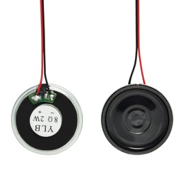 Gikfun Round Micro Speaker Diameter 30mm 8Ohm 8R 2W for Arduino Mini Box Speakers DIY (Pack of 2pcs) EK1887C