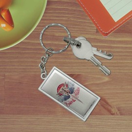 GRAPHICS & MORE Rectangle Wonder Woman Movie Sword of Justice Keychain in Chrome Plated Metal