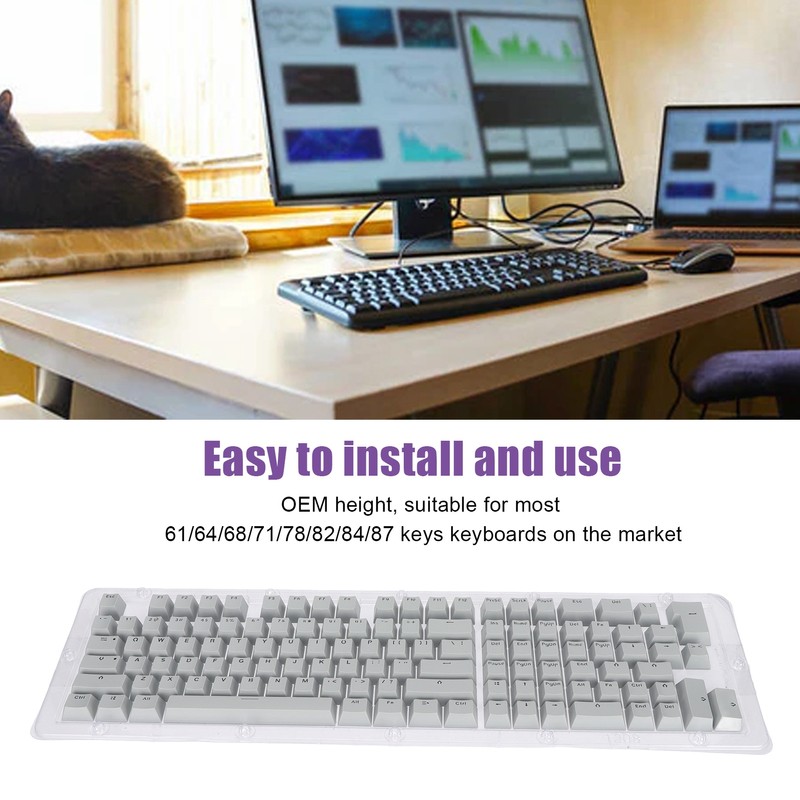 117 Keys Keycaps OEM Height Two Colors Injection Fastness OPQ