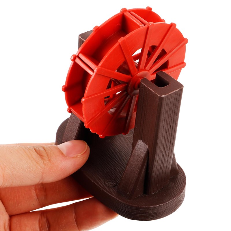 LOGOFUN Simulated Water Wheel Model Plastic Water Wheel Prop Waterfall