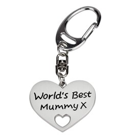 Metal Planet Ltd Worlds Best Mummy keyring
