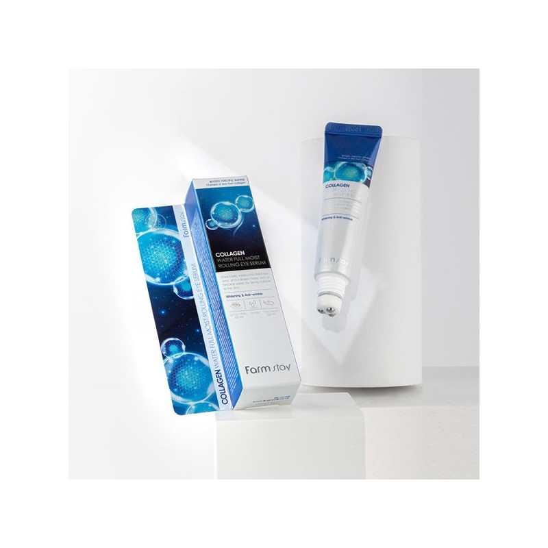Farmstay Collagen Water Full Moist Rolling Eye Serum 25ml /
