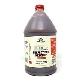Brooksmade Gourmet Foods Soulful Sauces, Perfect Red Ketchup, Gluten Free, No High Fructose Corn Syrup All-Natural Ketchup, Made with Organic Tomatoes, 128 oz