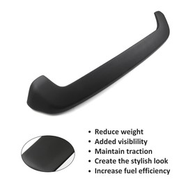 cciyu Rear Roof Window Spoiler Wing with 3rd Brake Light Fits For 2005-2009 For Toyota 4Runner Rear Roof Spoiler Wing ABS
