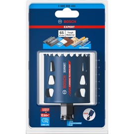 Bosch Professional 1x Expert Tough Material Hole Saw for (Wood with Metal, 65 mm Diameter, Hammer Drill Accessories)