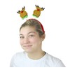 Iconikal Christmas Headband Party Bopper (Snowman, Reindeer, and Santa) 4-Pack