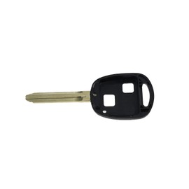 Button Remote Key Fob Shell with 2 Switch Compatible with Toyota Prado RAV4 Echo Corolla