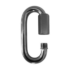 Tri Surge Solutions, LLC. DBA Tri Surge Solutions 2 Pieces Stainless Steel 316 Marine Grade Quick Link Carabiner 5/16" (8mm) for Chain, Rope, Swing Cable Connector and Other Uses, Versatile