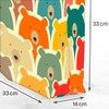 VOID Bunte Bären Tiere Kinder Tasche 33x33x14cm,15l Einkaufs-Beutel Shopper Einkaufs-Tasche