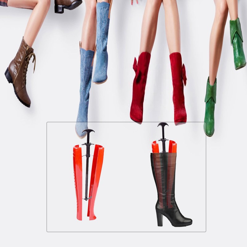 Eruceky 2 x Boot Shaper, Boot Shaper Stand, Spring Loaded