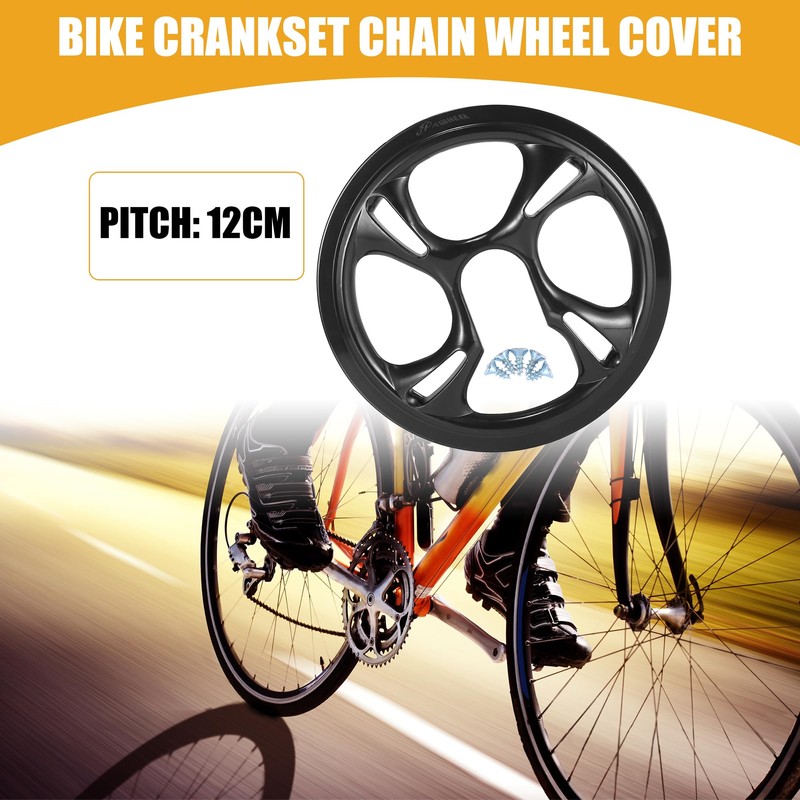 Partuto 1 Pc 12Cm Universal Bike Cranksets Protective Cover -