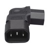 JORINDO IEC320 C14 to C13 AC Adapter，Right Angle Bend PDU