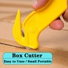 2PCS Box Cutter with Lanyard, Compact Aesthetically Pleasing Portable Box