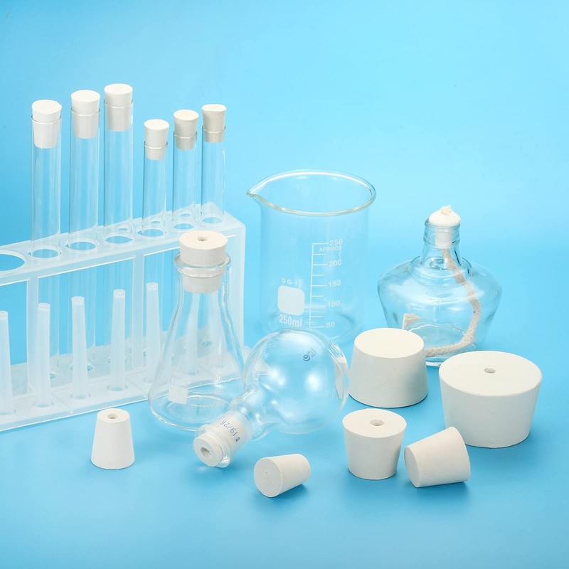 sourcing map Rubber Tapered Plug 32mm to 42mm Solid Test