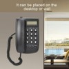 Bewinner Corded Telephone, Landline Phone with Answering Machine, Desktop Wall
