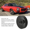Aramox Power Steering Pulley for Chevy SB, Double Groove Power
