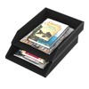 Leather Letter Tray, Thipoten Stackable Desk Organizer Holder for Office