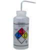 SP Bel-Art GHS Labeled Safety-Vented Ethanol Wash Bottles; 1000ml (32oz),