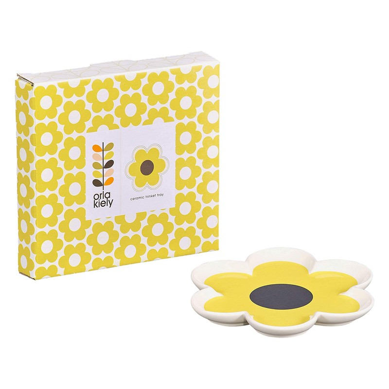 Orla Kiely Petal Flower Trinket Tray - Pastel Pink