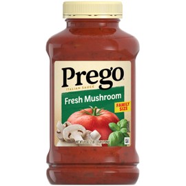 Prego Fresh Mushroom Pasta Sauce, 45 Oz Jar