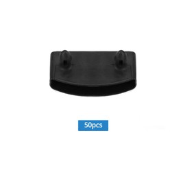 QWORK Plastic Bed Slat Caps, 50Pcs Side and Center Bed Slats Holders Replacement for Single, Double and King Size Beds (55mm x 9mm Inside)
