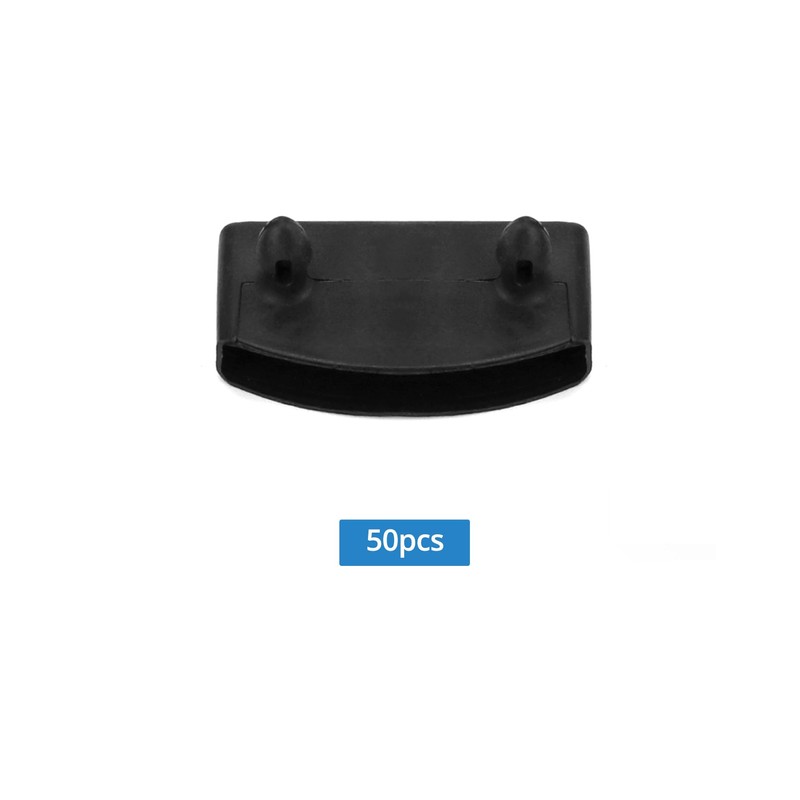 QWORK Plastic Bed Slat Caps, 50Pcs Side and Center Bed