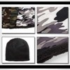 WHITE FANG CA294 Men's Knit Hat, Camouflage, Fleece-Lined, Autumn/Winter, Cold
